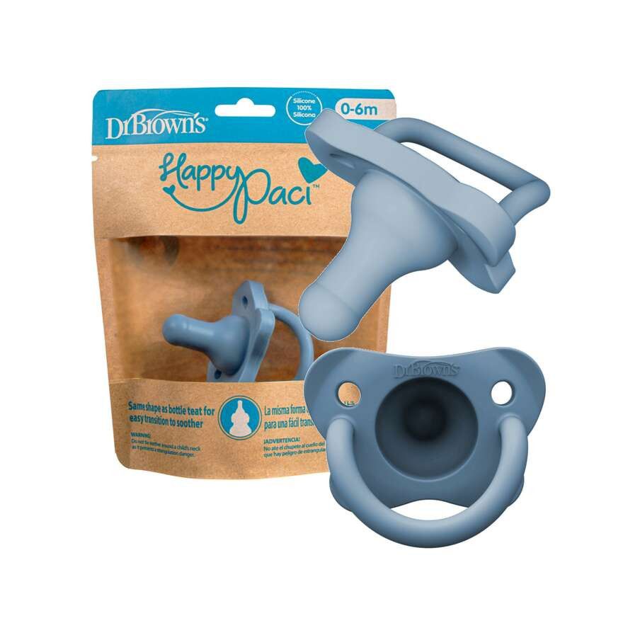 Dr.Browns Smoczek uspokajający 0-6 m niebieski