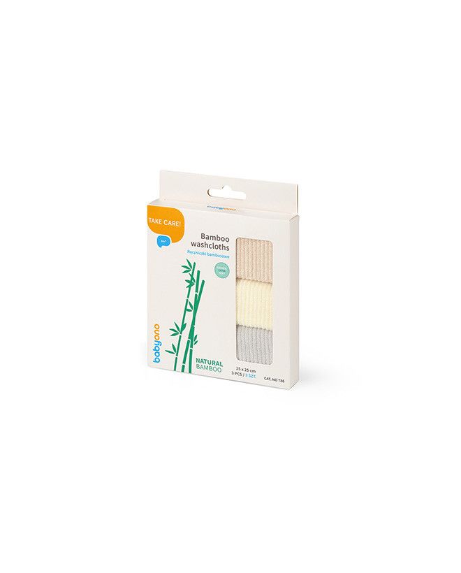 Bo Ręczniki bambusowe-myjki bambusowe Natural Bamboo