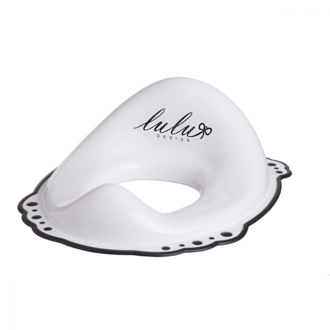 Nakładka na sedes Lulu biało czarna