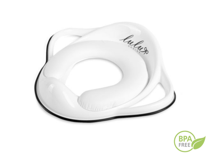 Maltex Miękka nakładka na sedes Lulu biało/czarna