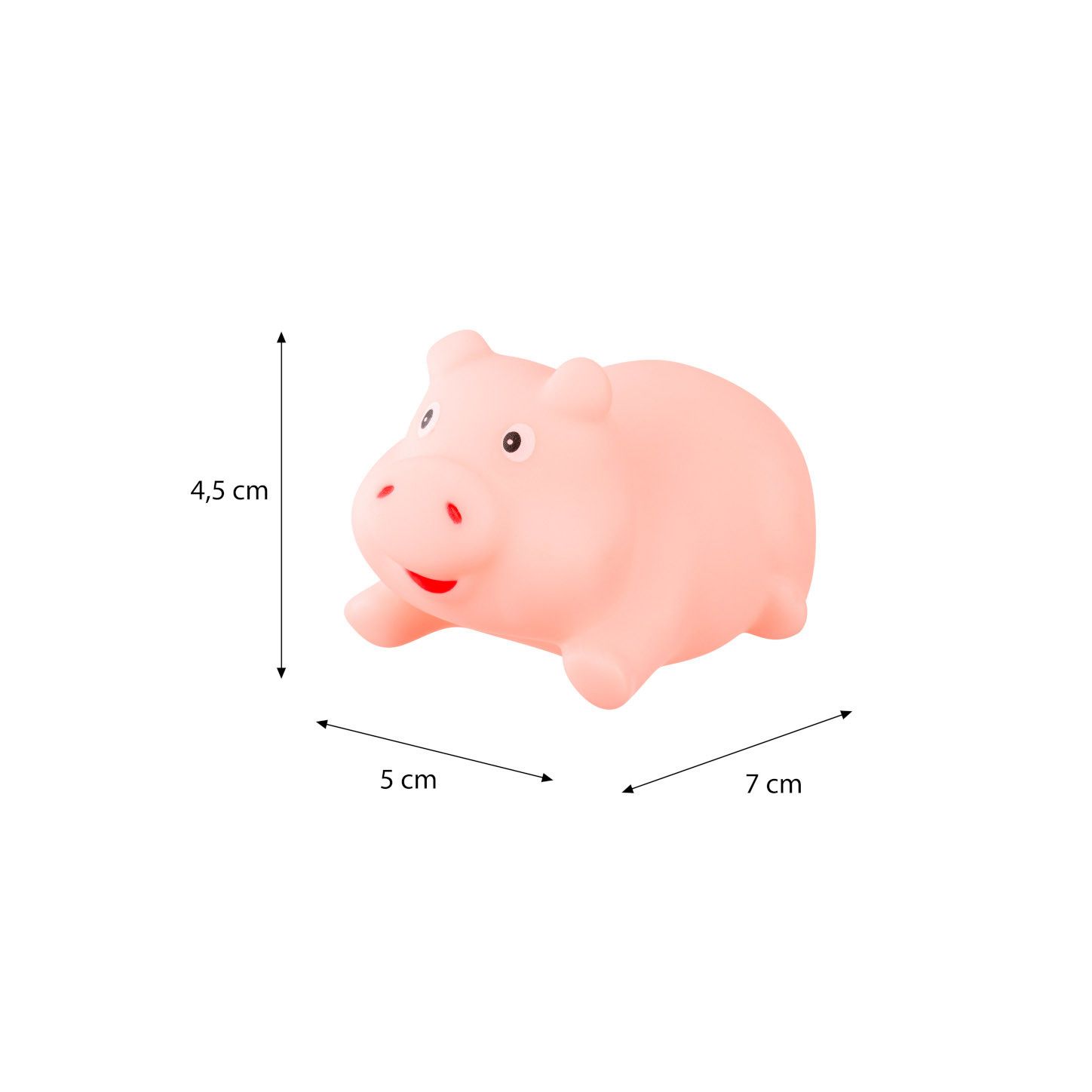 Akuku Zabawki kąpielowe Farma 4 szt