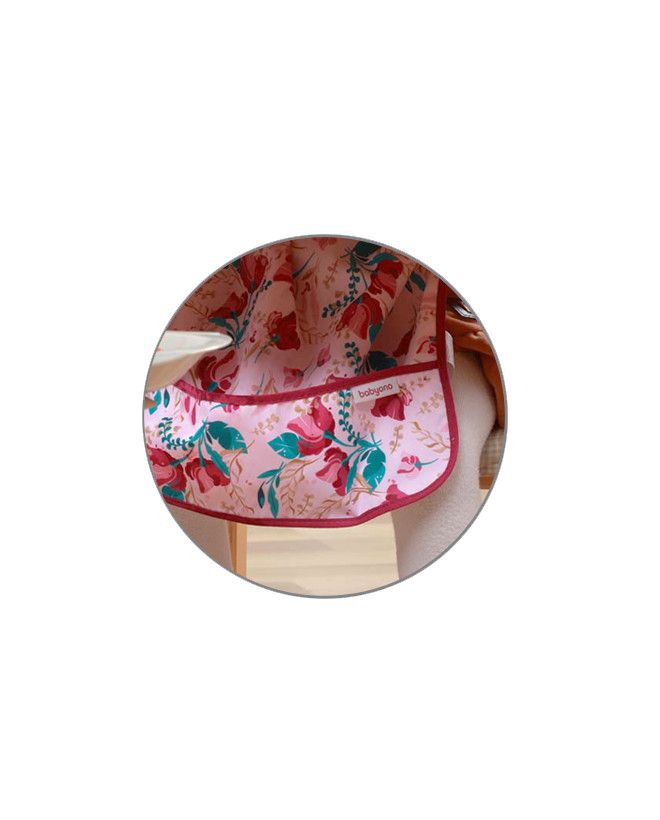 Śliniak z długim rękawem Floral