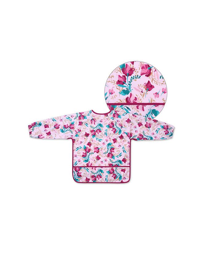 Śliniak z długim rękawem Floral