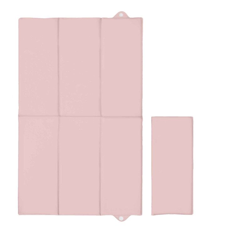 CEBA Składana mata do przewijania duża 50x80 Basic Pink