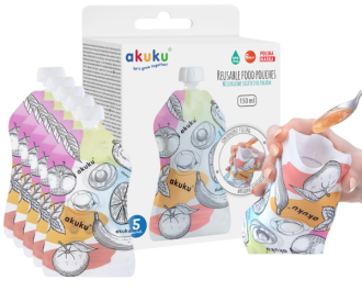 Saszetki wielorazowe na musy pokarm