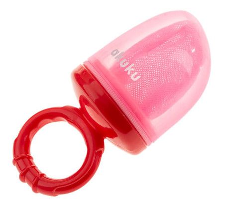 Akuku Siateczka do podawania pokarmów red-pink