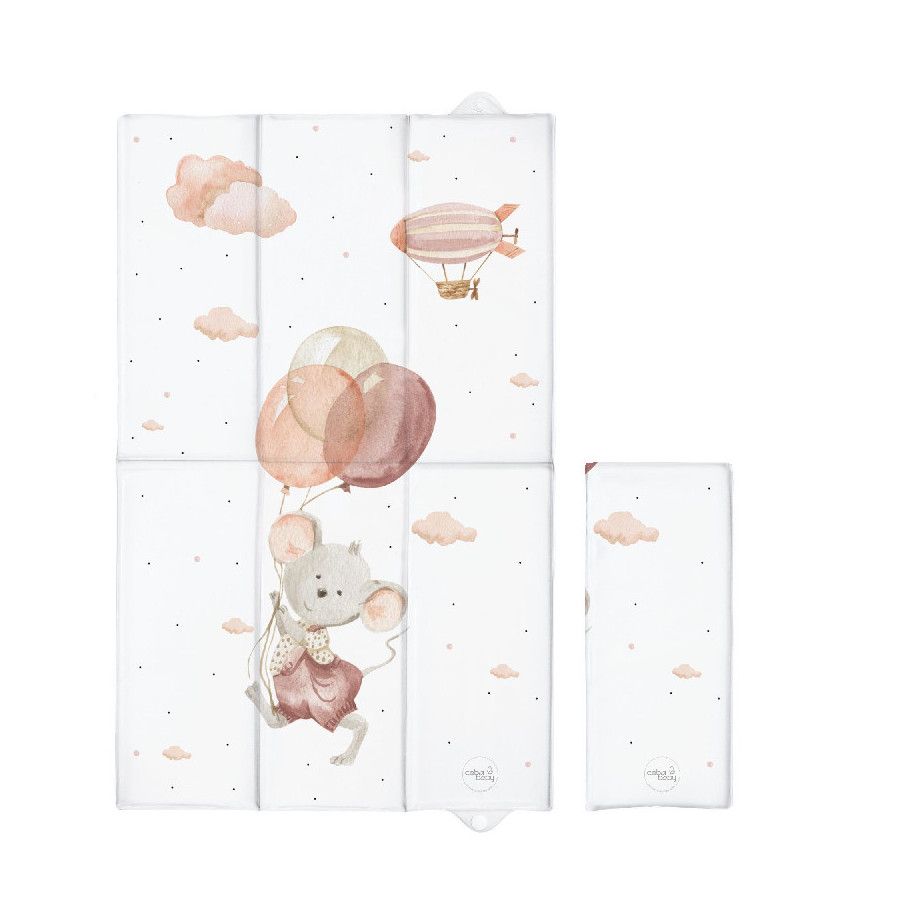 Składana mata do przewijania duża 50x80 Basic Mouse