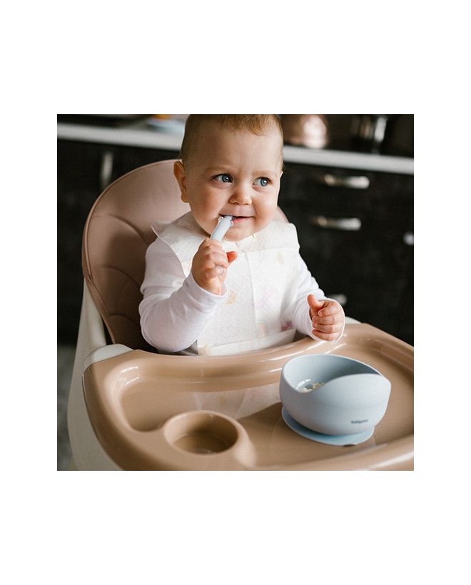 BabyOno Elastyczna silikonowa łyżeczka
