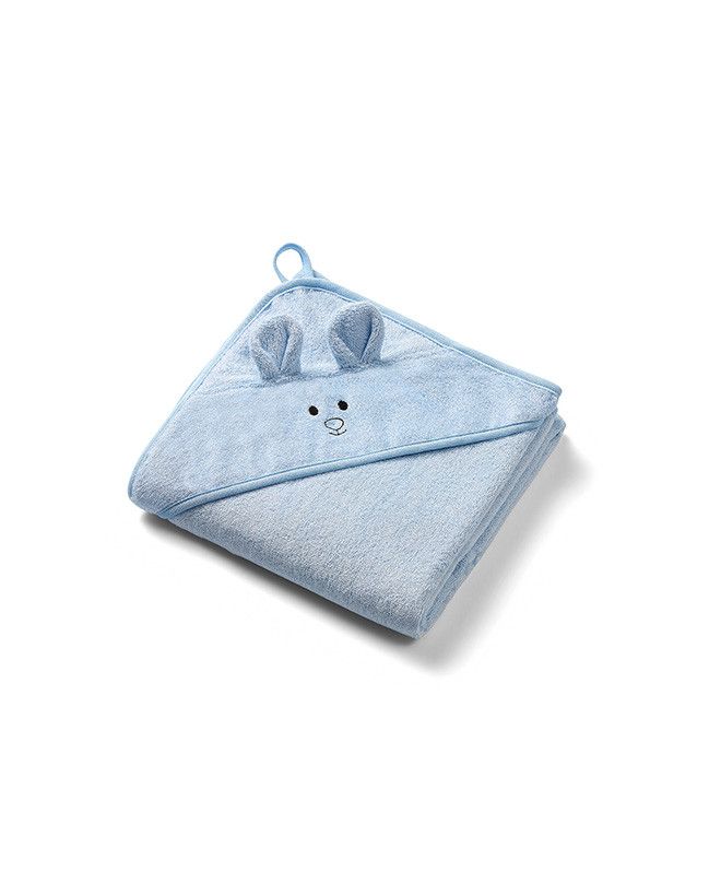 BabyOno Okrycie kąpielowe bambusowe z kapturkiem 100x100cm