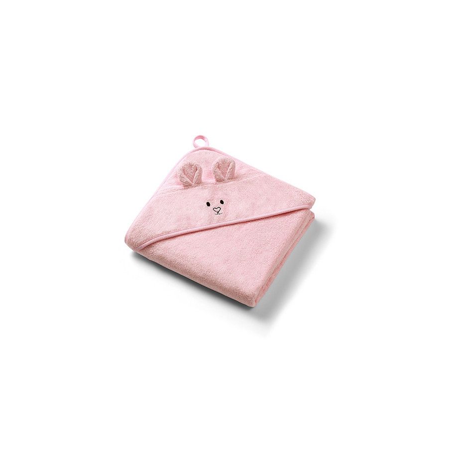 BabyOno Okrycie kąpielowe bambusowe z kapturkiem 100x100cm