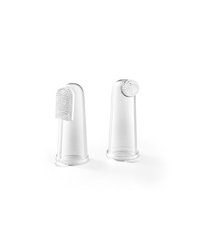 BabyOno Szczoteczki do zębów dla niemowląt na palec