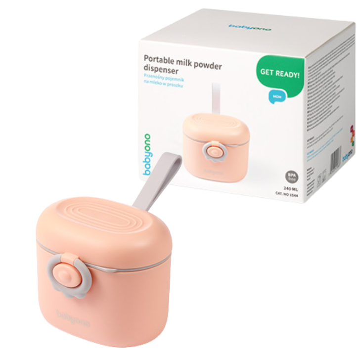 BabyOno Przenośny pojemnik na mleko w proszku