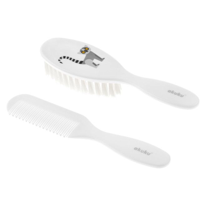 Akuku Grzebyk i szczotka do włosów Lemur