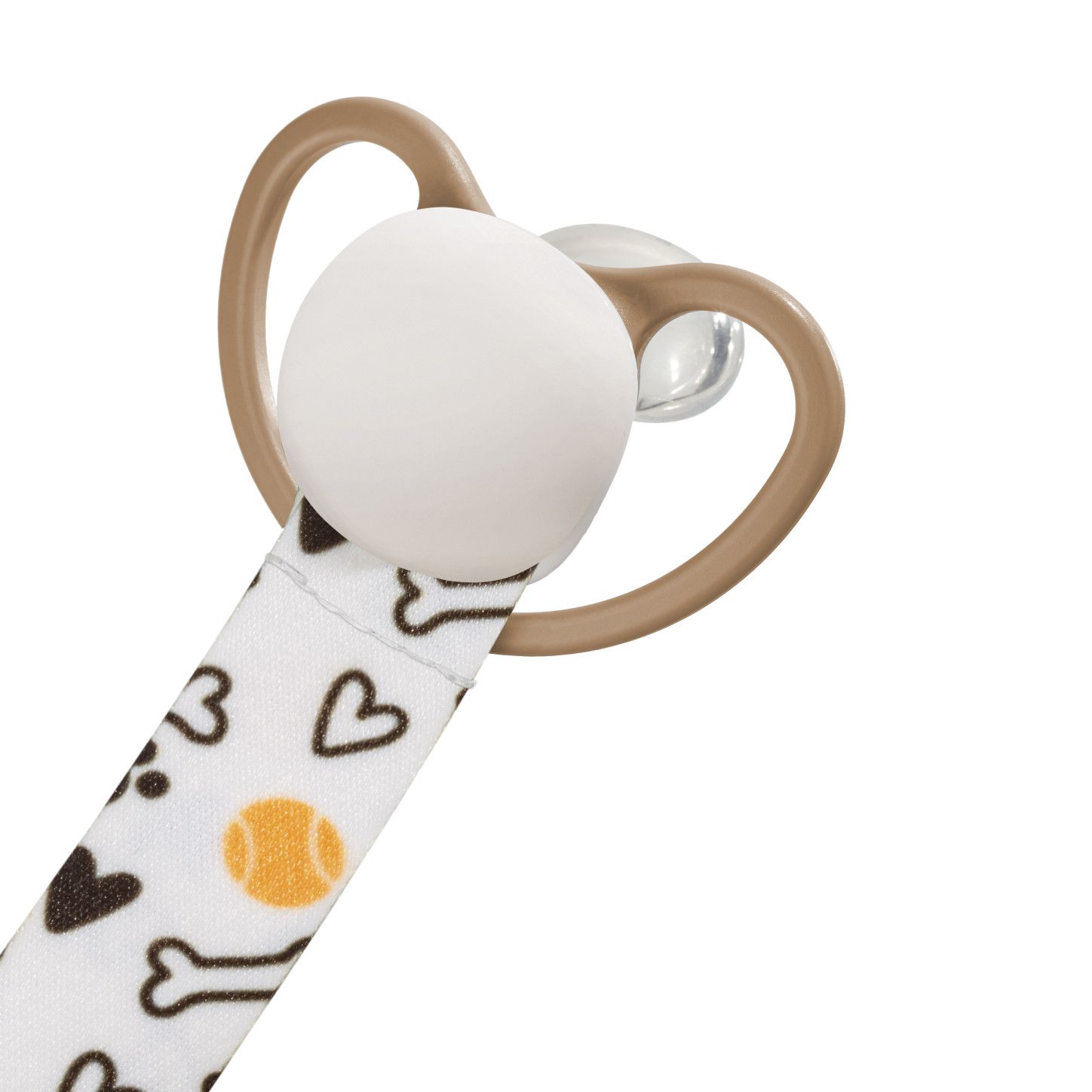 Akuku Tasiemka do smoczka Kość