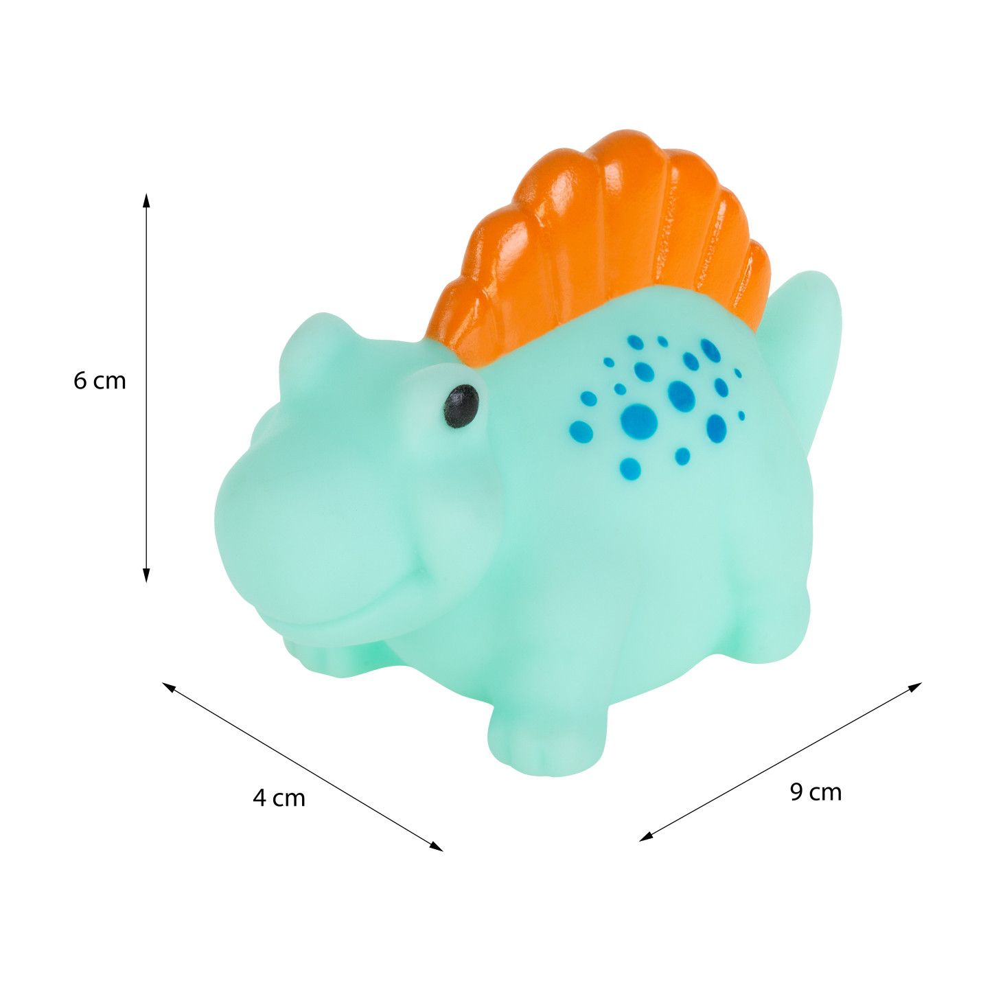 Akuku Zabawki kąpielowe Dinusie 5 szt