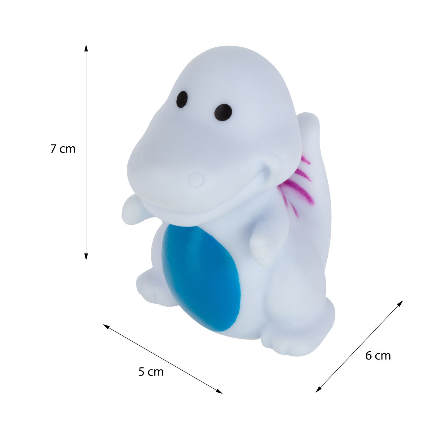 Akuku Zabawki kąpielowe Dinusie 5 szt