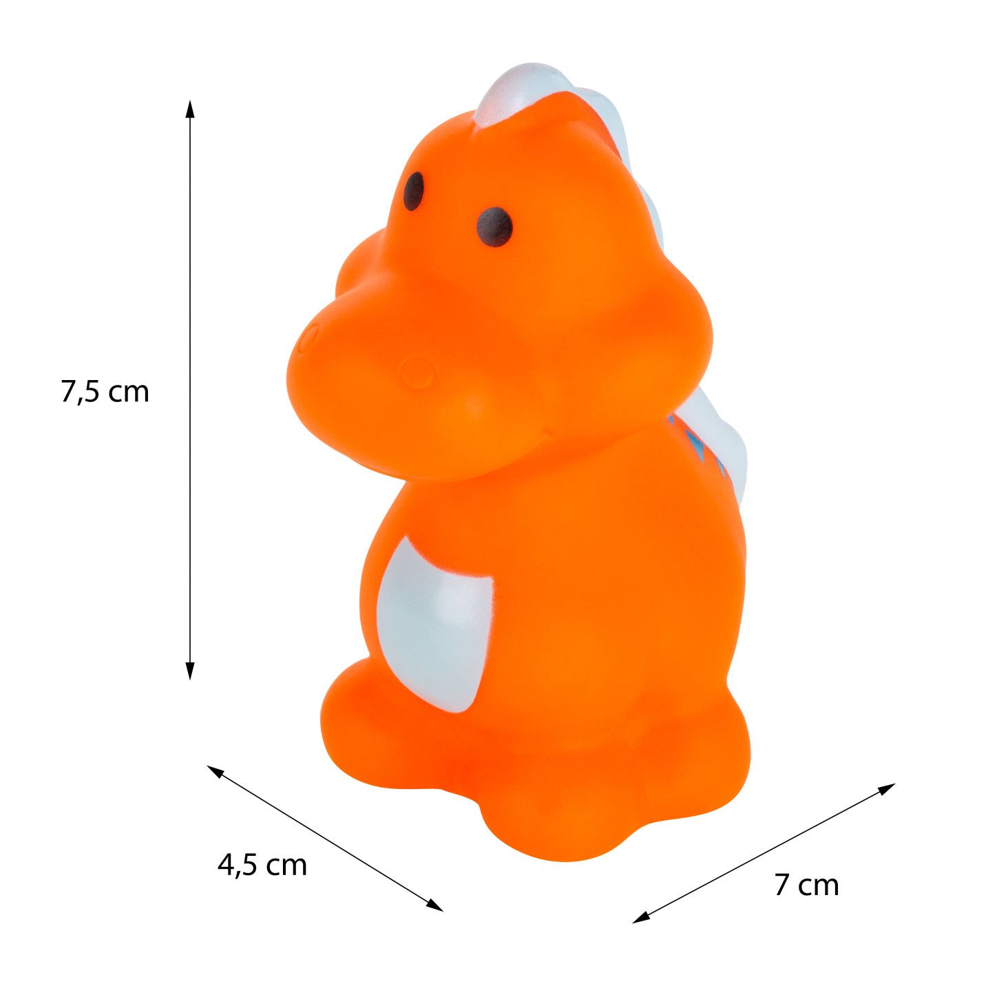 Akuku Zabawki kąpielowe Dinusie 5 szt