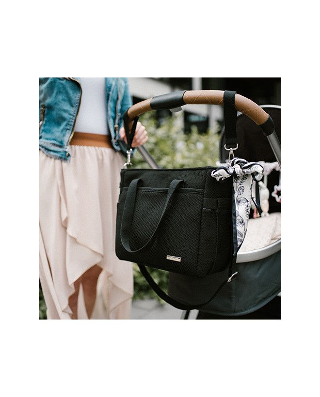 Bo Torba dla mamy do wózka CARMEN czarna