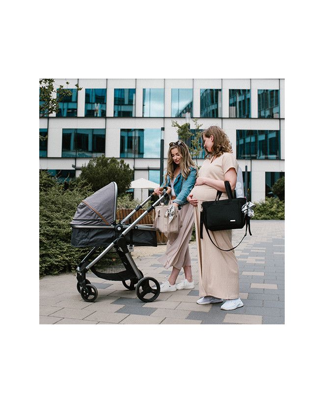 Bo Torba dla mamy do wózka CARMEN czarna
