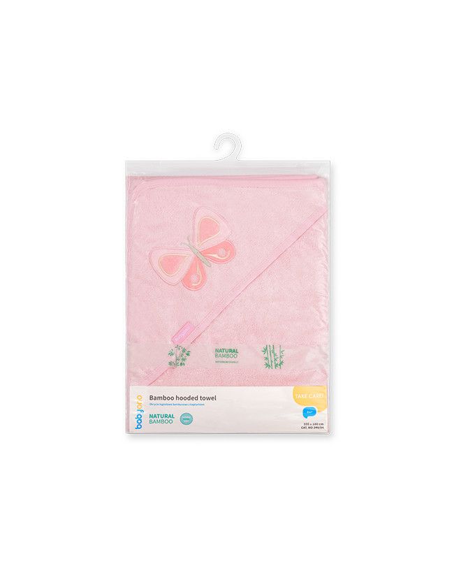 BabyOno Okrycie kąpielowe bambusowe Ręcznik z kapturkiem Natural Bamboo 100X100