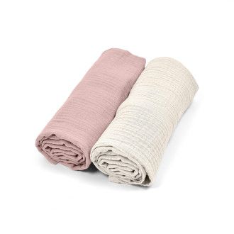 Pieluszki muślinowe 2-pak CC1 róż