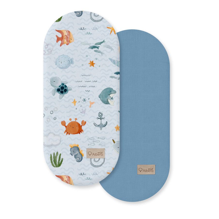 Prześcieradło do gondoli 2-pak Krabik i przyjaciele