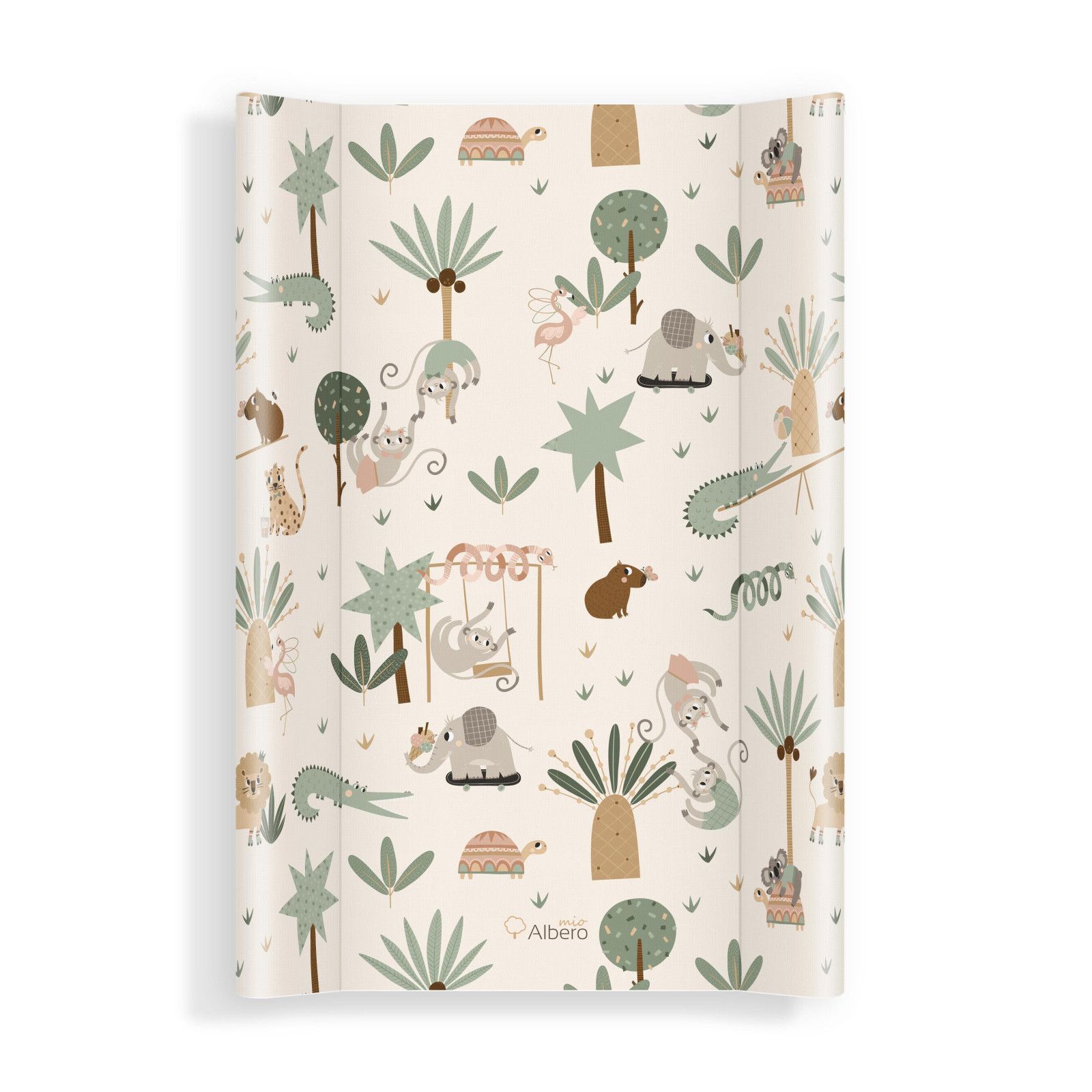 Przewijak twardy długi 80x50xm Zabawa w tropikach