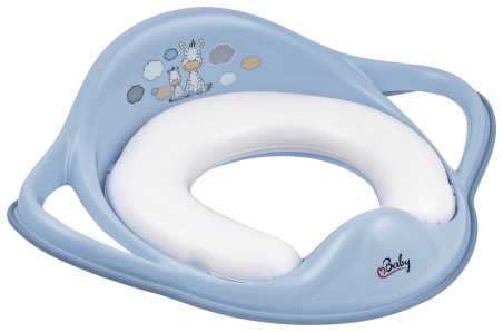 Miękka nakładka sedesowa Zebra niebieski