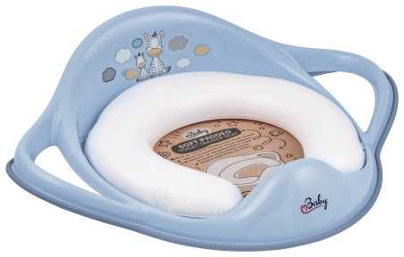 Maltex Miękka nakładka sedesowa Zebra niebieski