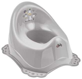 Nocnik 2K Zebra szary/ biały