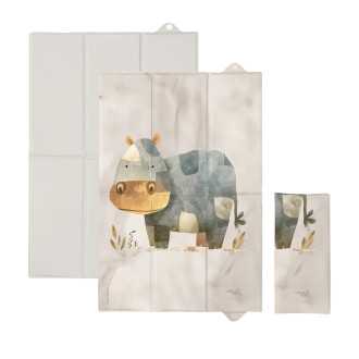 CEBA Składana mata do przewijania 60x40 Basic Cosy Hippo