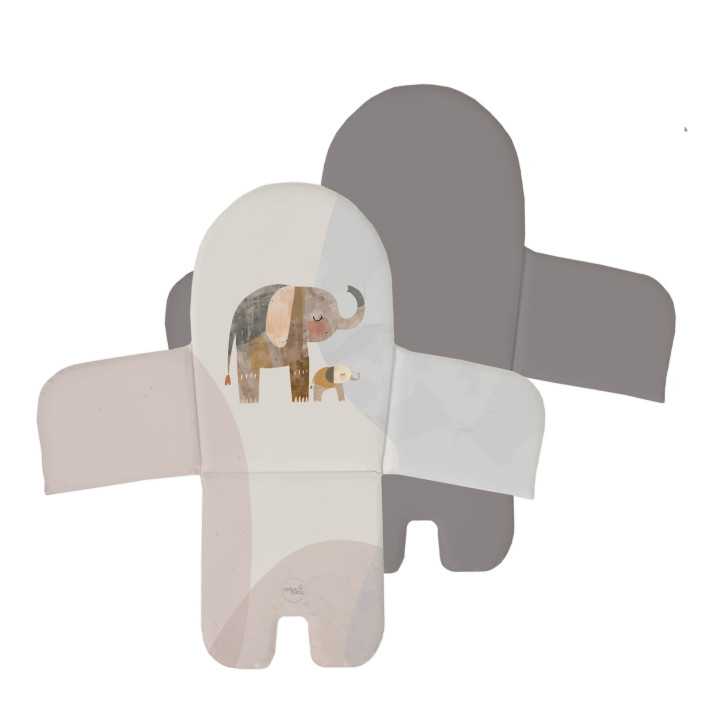 CEBA Wkład do krzesełka do karmienia 26x24x40 Basic Elephant Family