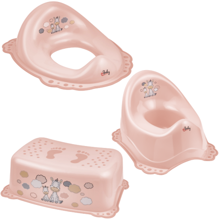 Maltex Zestaw 3w1 Nakładka antypoślizgowa na sedes + Podest + Nocnik - 1