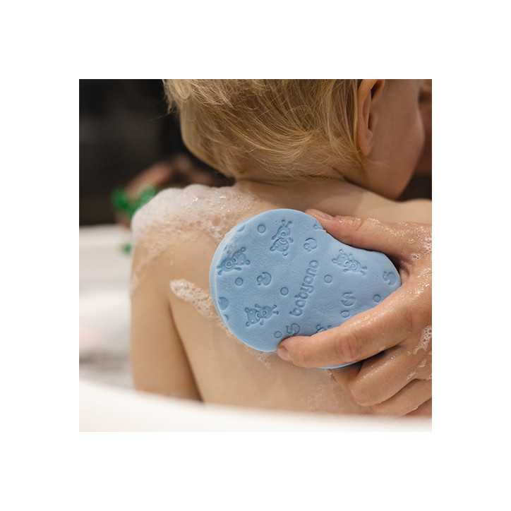 BabyOno Gąbka kąpielowa dla dzieci i niemowląt niebieska