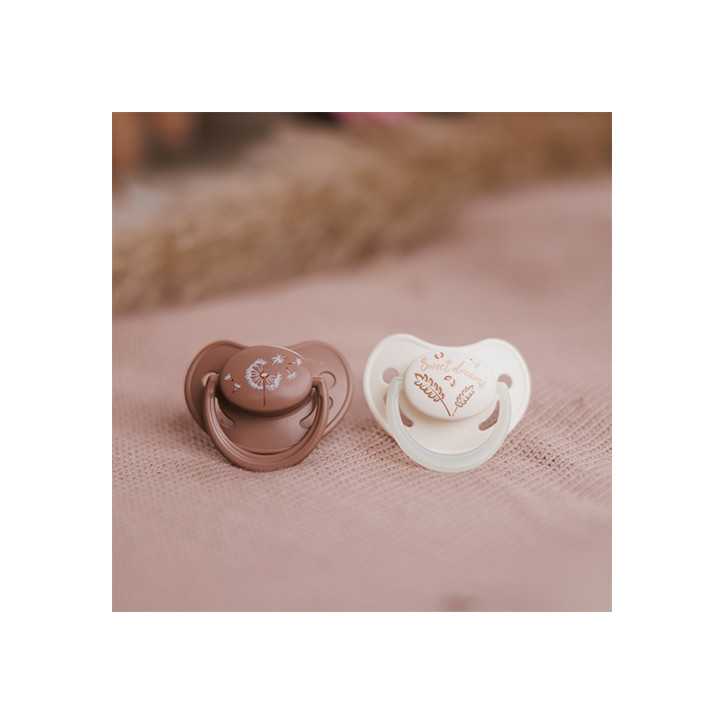 BabyOno Smoczki anatomiczne silikonowe 18m+