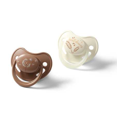 BabyOno Smoczki anatomiczne silikonowe 18m+