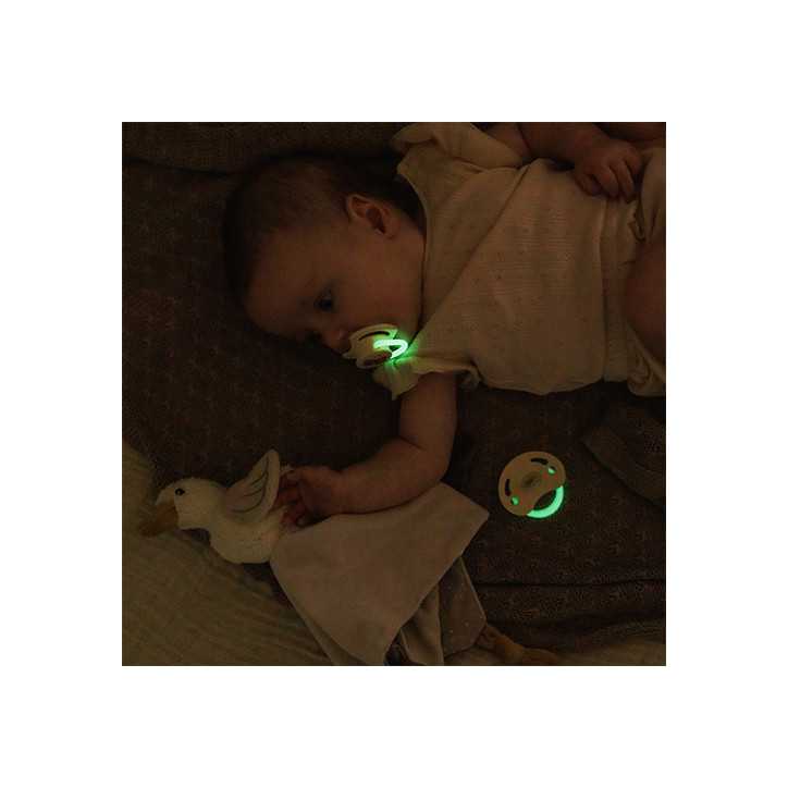 BabyOno Smoczki symetryczne silikonowe 0-6m